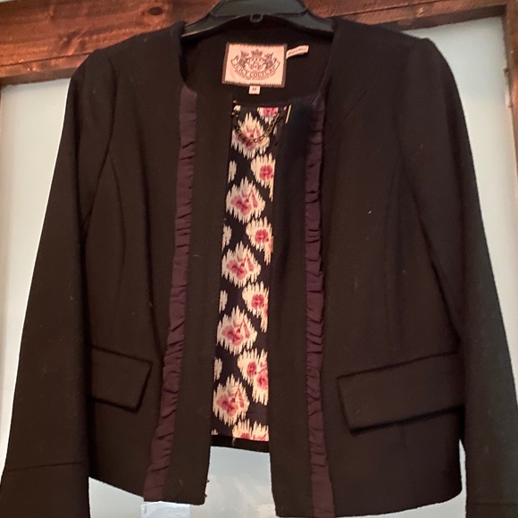 JUICY COUTUR BLACK JACKET SIZE M - Picture 5 of 5